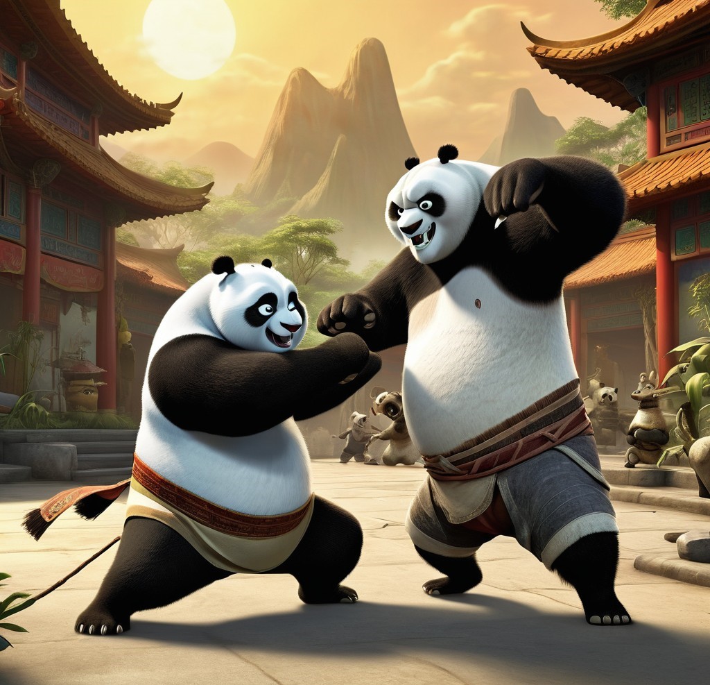 AI Kungfu Generator | Kungfu Pandas | kissing-ai.com